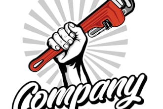 design proffesinal plumber logo