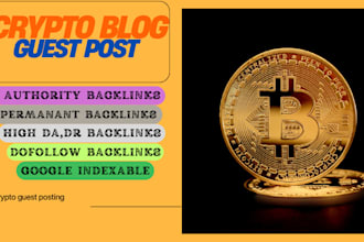 publish your crypto guest post on high authority sites