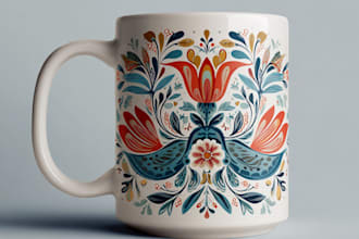 design custom coffee mug designs with amazing typography