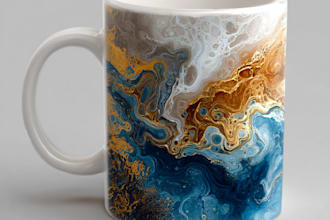 create custom coffee mug design or coffee mug design