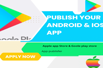 publish your app on my old google play console account and IOS developer