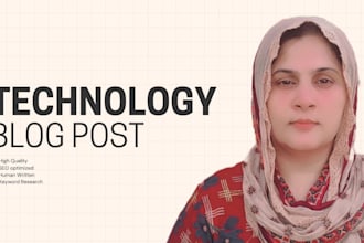 write technology articles with SEO