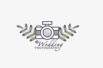 design a professional and creative camera logo for your brand or business