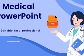 design medical or scientific powerpoint presentations