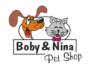 design a cute and professional pet care logo for your business or brand