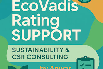 help you achieve your ecovadis sustainability rating
