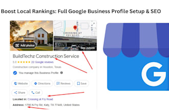 set up and fully optimize your google business profile for top local SEO