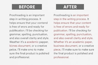 proofread and edit your content for professional quality
