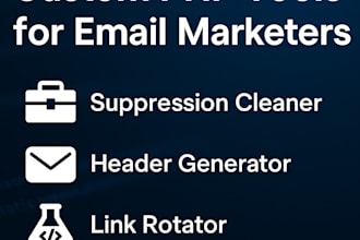 build custom PHP tools for emailers and marketers