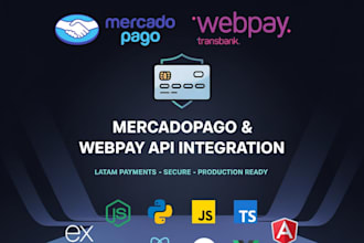 do mercadopago or transbank integration into your website