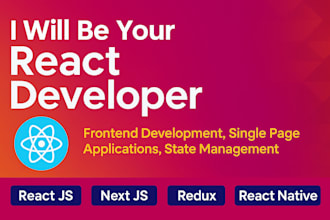 be your expert react js developer
