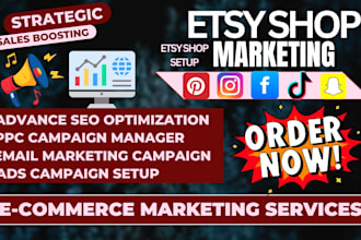 do esty shop setup, boostifypro shopify marketing, esty promotion, klaviyo setup