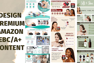design amazon listing images  infographics ebc aplus content