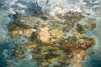 design vector maps, event maps, fantasy festival maps