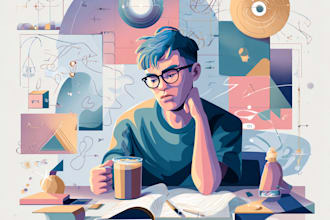 draw a vector line art any product drawing illustration