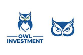 design a royal owl logo with a luxurious touch