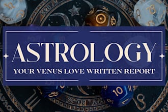 create a personalised venus astrology report about your love life