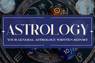 write a soulful astrology report based on your birth chart