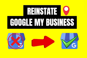 reinstate and fix google my business, gmb 2025