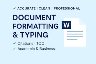 format your documents with typing, citations, and clean layout