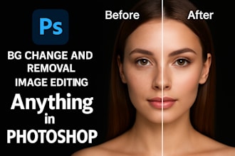 do high quality photoshop editing and retouching