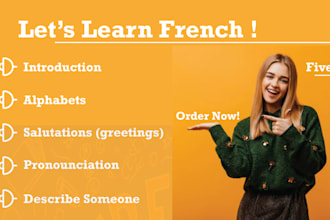 be your french language tutor for speaking and grammar