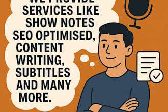 make podcast show notes