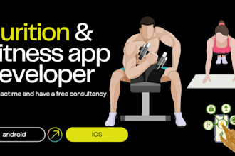 develop a nutrition and fitness app with meal and workout tracking