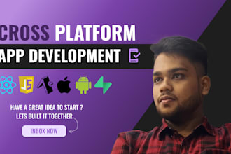 do ios and android app development, ui ux design, react native development