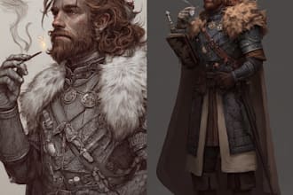 dnd character art and dnd character art