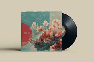 create a album cover, single cover, music cover art