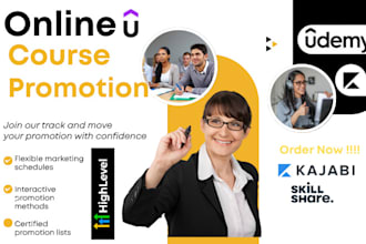 udemy course promotion online course promotion, book marketing, udemy marketing