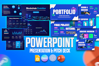 design and redesign your powerpoint presentation or investor pitch deck