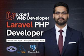 be expert laravel PHP developer and mysql expert