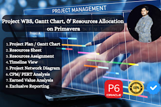 prepare construction project schedule on primavera p6