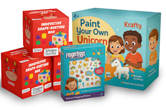 design toy packaging and boxes for kids and baby products