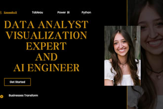 do data analysis and power bi dashboard
