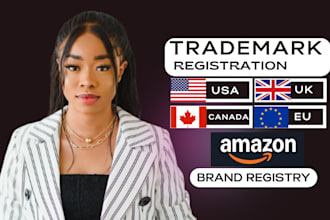 do trademark registration and amazon brand registry, and do trademark renewal