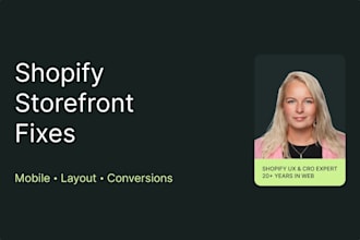 improve your shopify store UX and fix layout issues