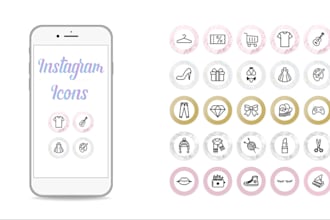 create instagram story highlight icons
