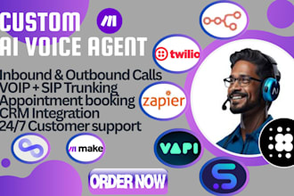 setup ai cold calling bot, outbound, retell vapi ai agent, sip integration ivr