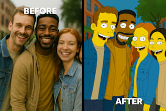 simpsonize your photo instantanely