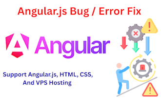fix your angularjs, HTML, CSS, and vps hosting bug
