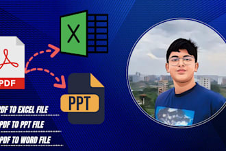 convert PDF file to word file, excle file and PPT file