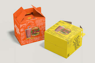 do packaging design, box design, mailer box and amazon box design