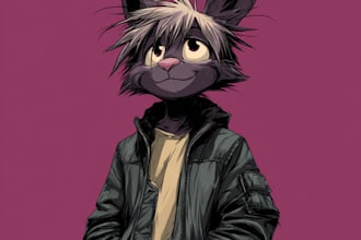draw furry reference sheet furry art character design