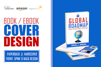 design professional ebook cover, book cover, book cover design, amazon kpd