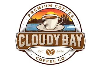 design proffesional coffee shop logo