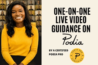 guide you to set up your podia website in live video