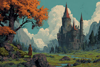 do fantasy landscape or enviroment art